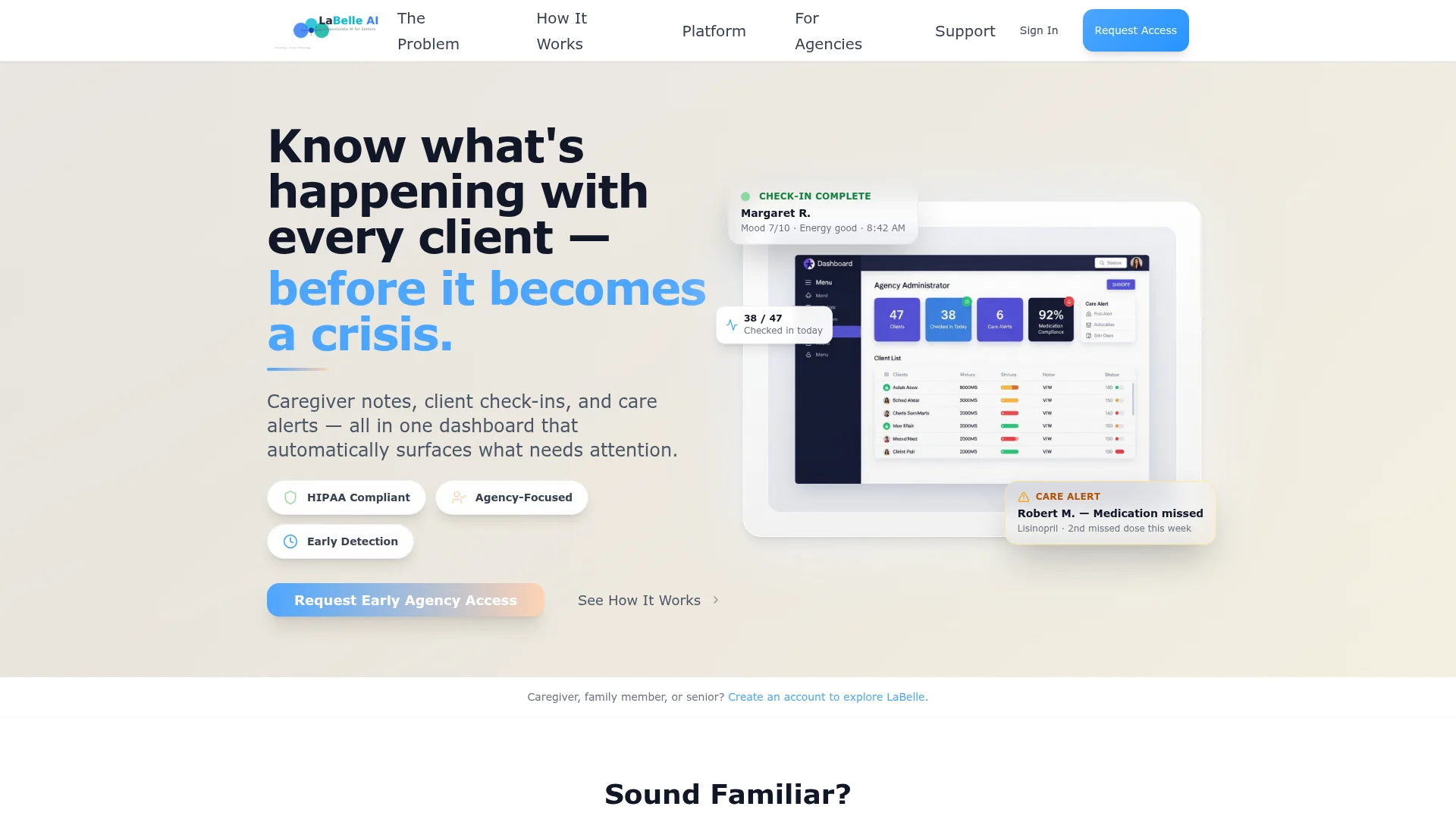 LaBelle AI — AI Care Platform